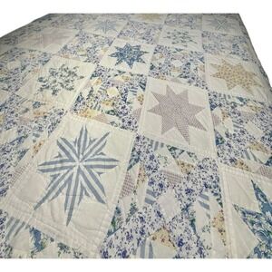 Vintage 8 Point Star Quilt JCPenny Patchwork Cottagecore Full